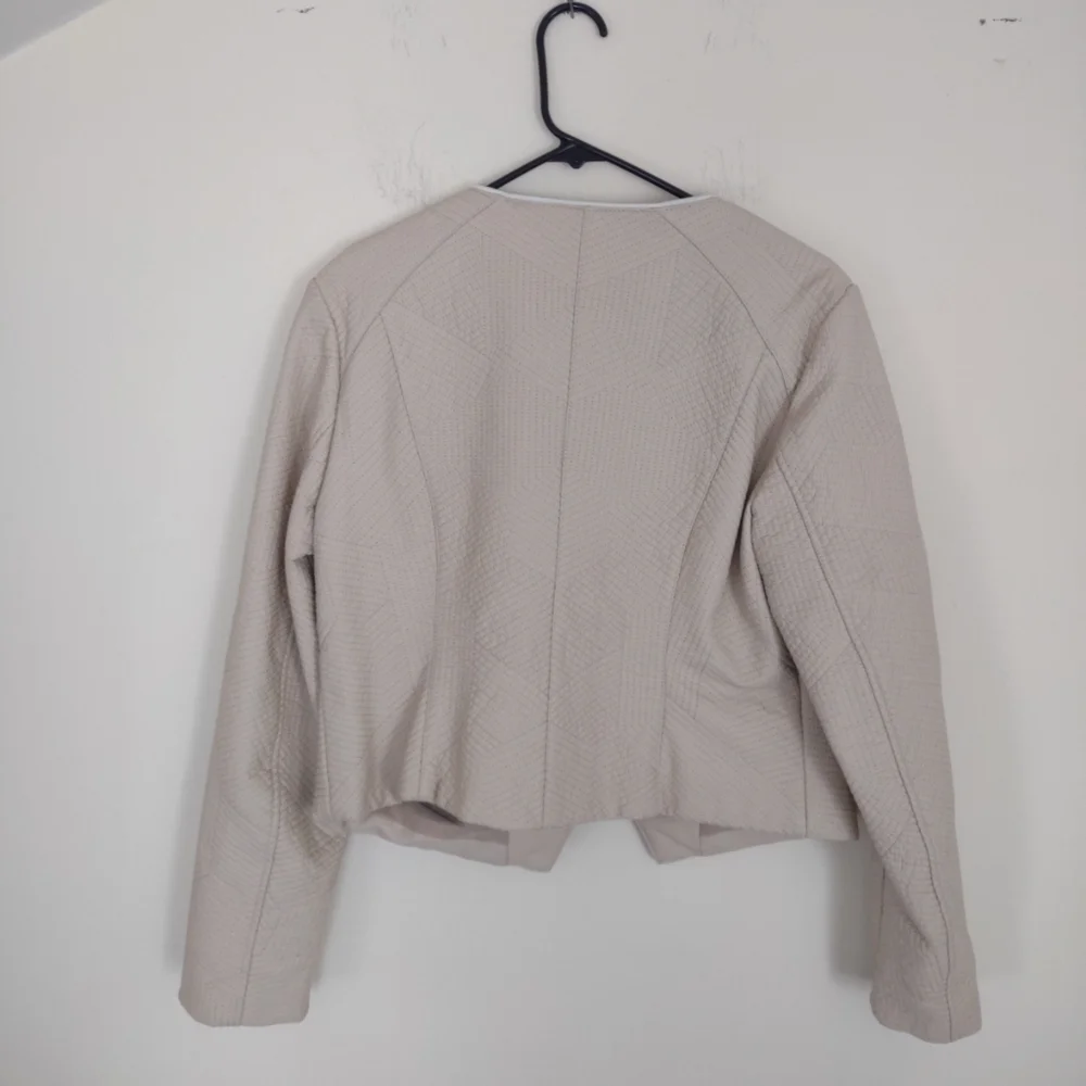 Marc New York‎ Andrew Marc Croc faux leather moto jacket Size Large